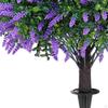 2 Stück künstliche Blume falscher Lavendel nicht verblassendes Ornament Outdoor-Sträucher Gedenkblumen Frühling