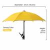 Mini Handless Umbrella Car Mobile Phone Parasol Cute Toy Umbrella with Its Own Clip Advertising Logo Customization
