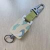 Retractable Military Green Fishing Lure Buckle with Back Clip and High-Strength Steel Wire