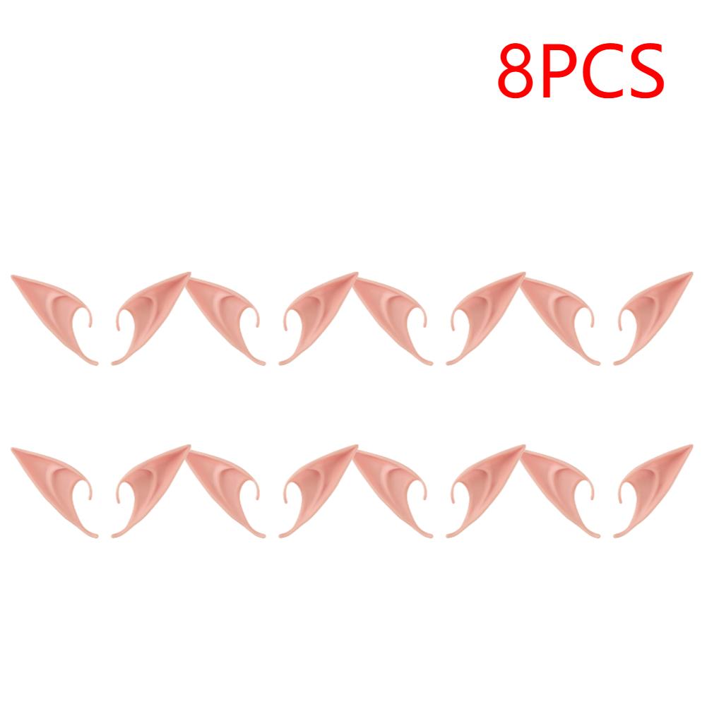 1-20pair Mysterious Angel Elf Ears Artificial Latex Ears for Halloween Decor Fairy Cosplay Costume Masquerade Accessories