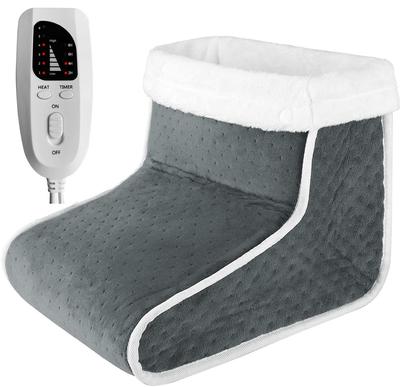 Winter Hot Sale Electric Heated Foot Warmers  Super Soft Feet Heating Pad  6-Level Heating Foot  Boots For Men And Women