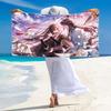 WangXian Print Beach Towel, Large Soft Quick Dry Towel for Beach Camping Swimming