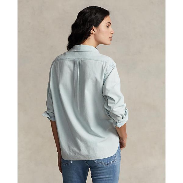 Polo Ralph Lauren Women Relaxed Fit Chambray Shirt  Wmposhtndo20345450 
