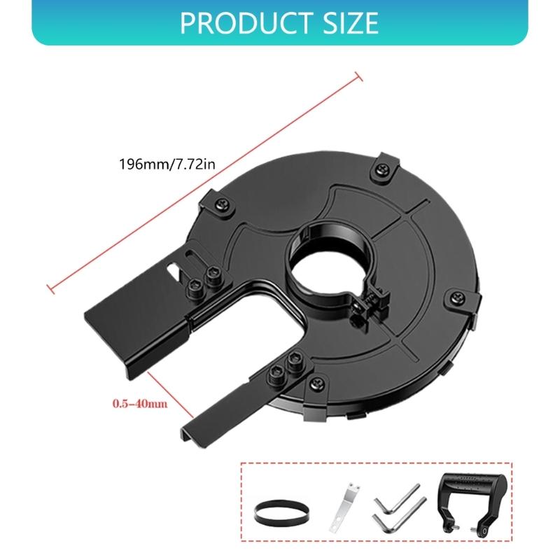Adjustment Angled Grinder Safety Shroud Guard Protector Attachment for Multiple Grinder Models in Workshop Environment