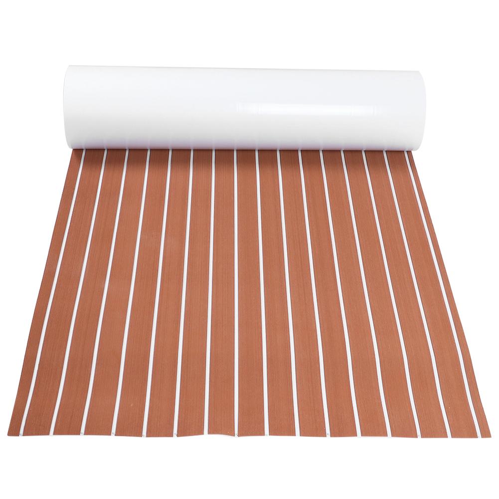 90x240cm Marine Boat Synthetic Flooring Self Adhesive EVA Foam Yacht Deck Sheet(GoldBlack )