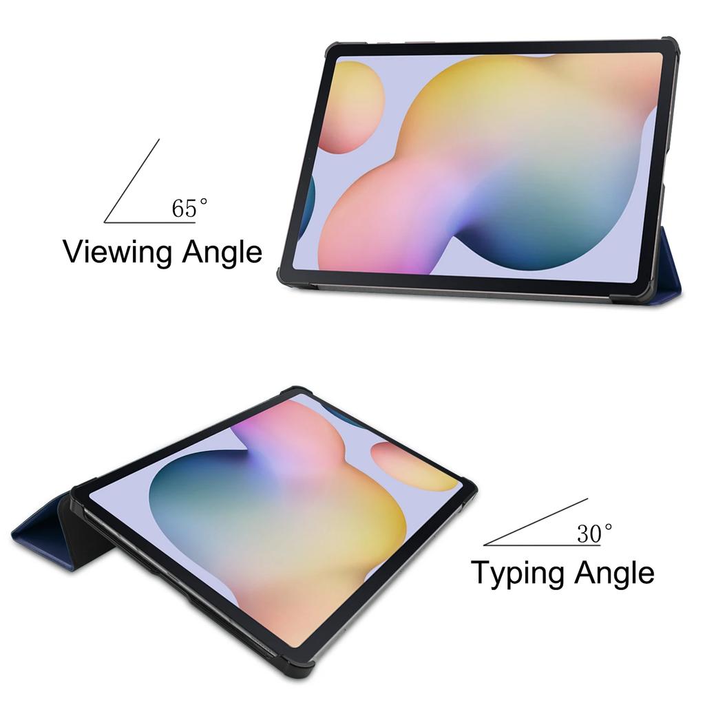 PU Leather Tablet Cover Case for Samsung Galaxy Tab S7 Plus 12.4inch SM-T970 SM-T975 SM-T976 Magentic Protective Folding Stand