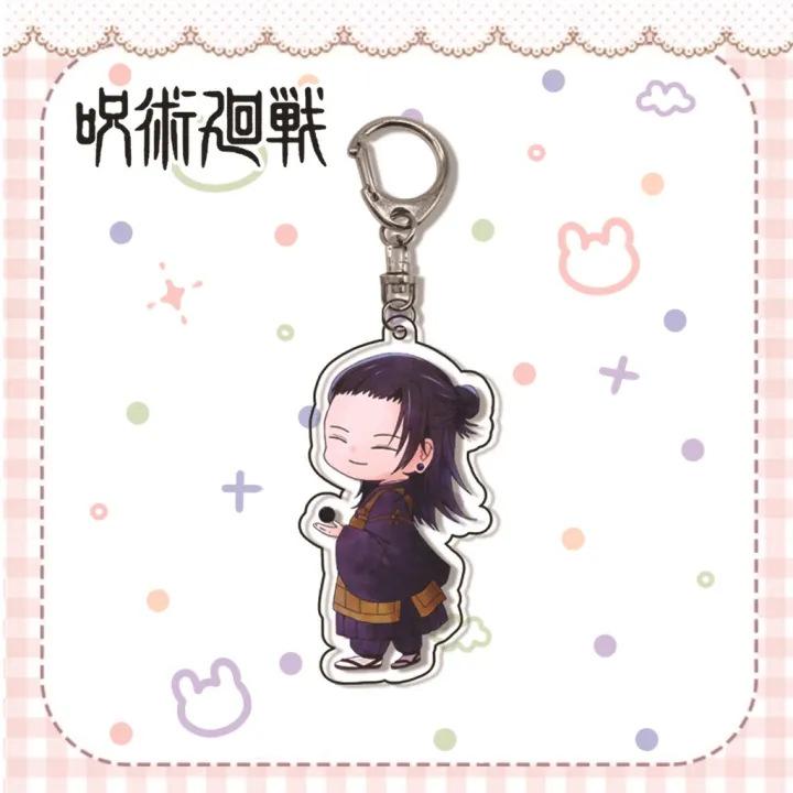 Jujutsu Kaisen Gojo Satoru Itadori Acrylic Keychain 55mm Anime Cosplay Accessory