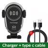 Mobile Phone Wireless Car Charger Holder Gravity Induction Car Air Outlet Fast Wireless Charging Stand for iPhone Samsung Xiaomi