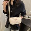 Textured Fashionable Casual Bag Women's New Autumn Portable Versatile Small Square Bag Niche Underarm Bag