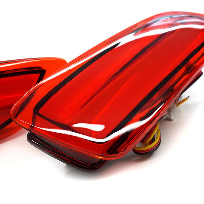 For TOYOTA COROLLA 2011-2013 LEXUS CT200H Car Rear Bumper Lamps Rear Reflector Lights DRL Brake Stop Lamp Accessories 2pcs