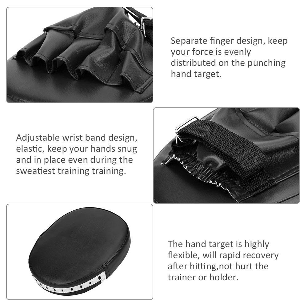 Boxing Target Glove Hand Pad Adult Teenager Training Equipment for Kicking Sanda Taekwondoblack
