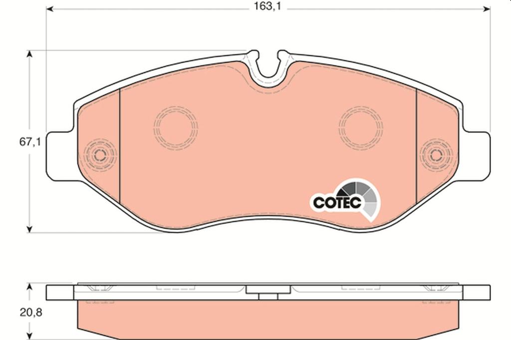 Trw Gdb1698 Trw Ham Pads Front