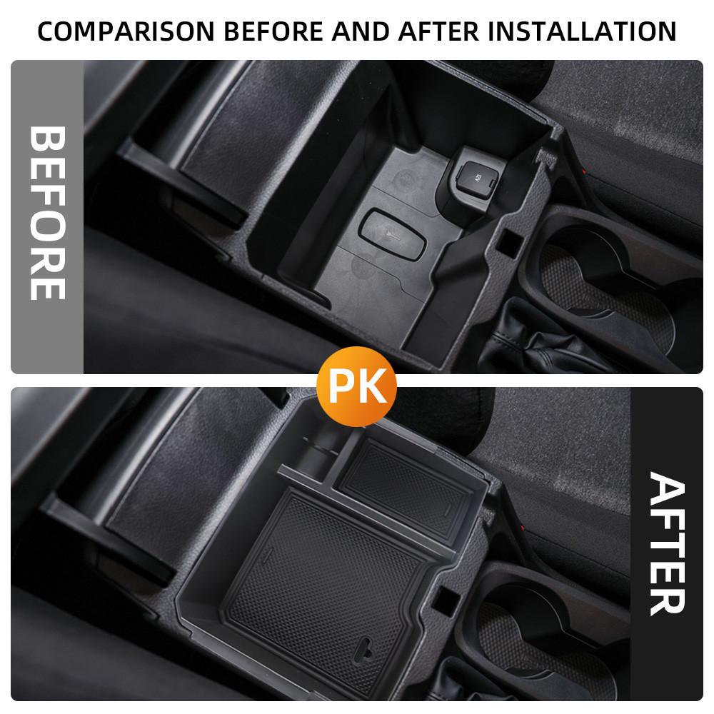 For Ford New Ranger Everest 2025 2025 Armrest Storage Box Tray Center Console Organizer Holder Stowing Interior Accessories