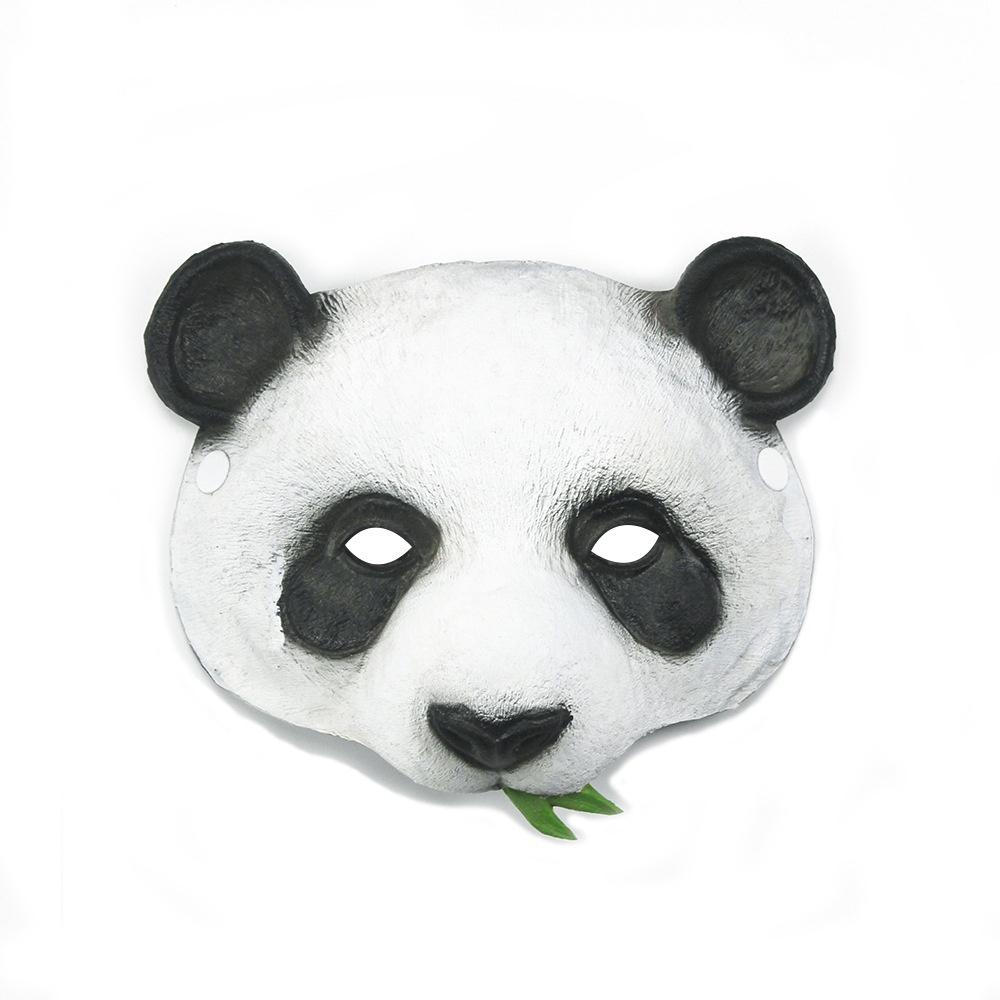 Pu Cute Panda Mask Halloween Easter Cosplay Makeup Party Festivals Props Events