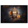 Canvas print, Gold buddha abstract