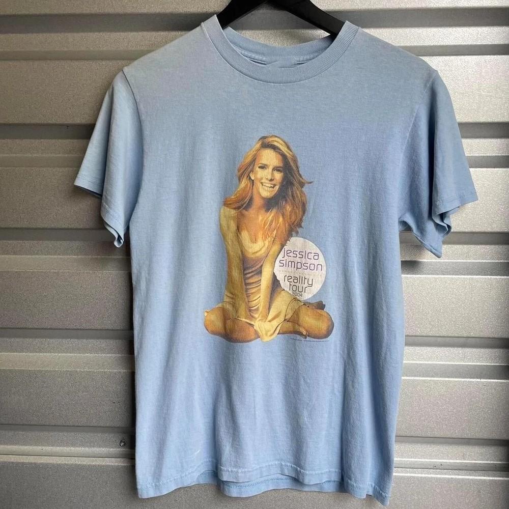 2004 Jessica Simpson Reality Tour Подарок для фанатов S to 5XL Футболка D091 Унисекс Футболка S