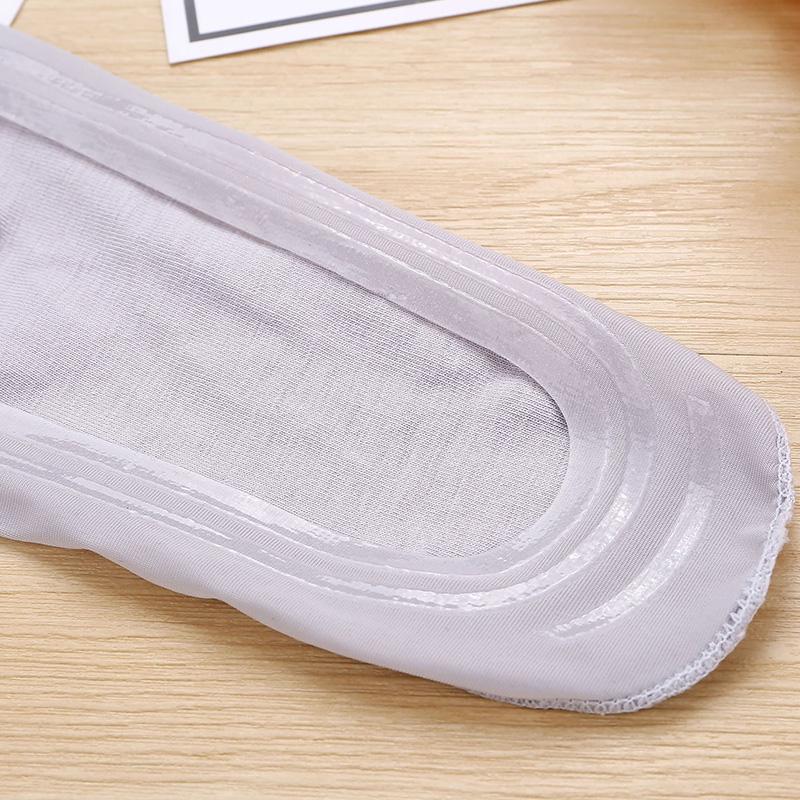 

3 пары противоскользящих летних носков, женские эластичные дышащие короткие невидимые носки серый