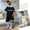 Children's Clothing Boys Summer Short-Sleeved Polo Shirt Set