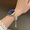 1 piece, fashionable opal bead chain bracelet, small fragrance adjustable buckle, watch strap bracelet.