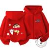 Süßer Cartoon Reißverschluss Hoodie Neue Ankunft Street Fashion Kinderkleidung Für Jungen Und Mädchen Crayon Shin Chan 3 14 Jahre