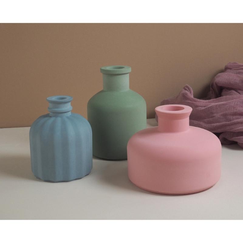 Polyhedral Flower Vase Silicone Mold for Vase Making Reusable Candle Resin Epoxy Mould Casting Molds DIY Silicone Mold