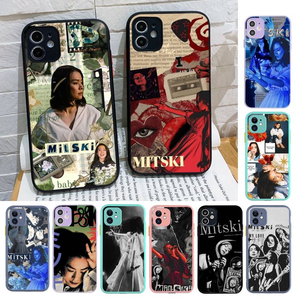 Popular Singer M-Mitski For IPhone Air 16 15 14 Plus 13 12 11 Pro Max Matte Cover Jelly Shockproof Phone Case