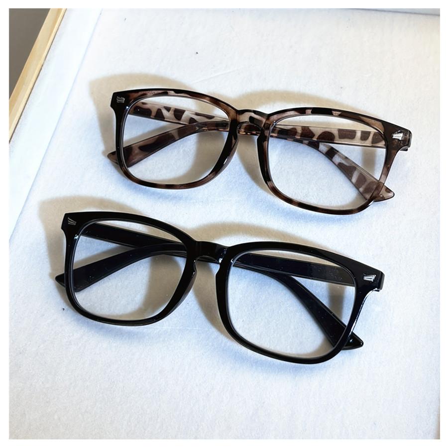 2pcs Reading Glasses Ultra-Light HD Reading Glasses for Men & Women - Stylish Square Frame Portable Design Adjustable