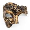 Roman Warrior Mask With Metallic Finish For Costume Events And Themed Parties