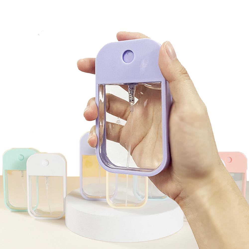 

Мини-портативная многоразовая бутылка со спиртом для дезинфекции рук с распылителем, насосом для ароматизаторов, пустым косметическим контейнером, 45 мл