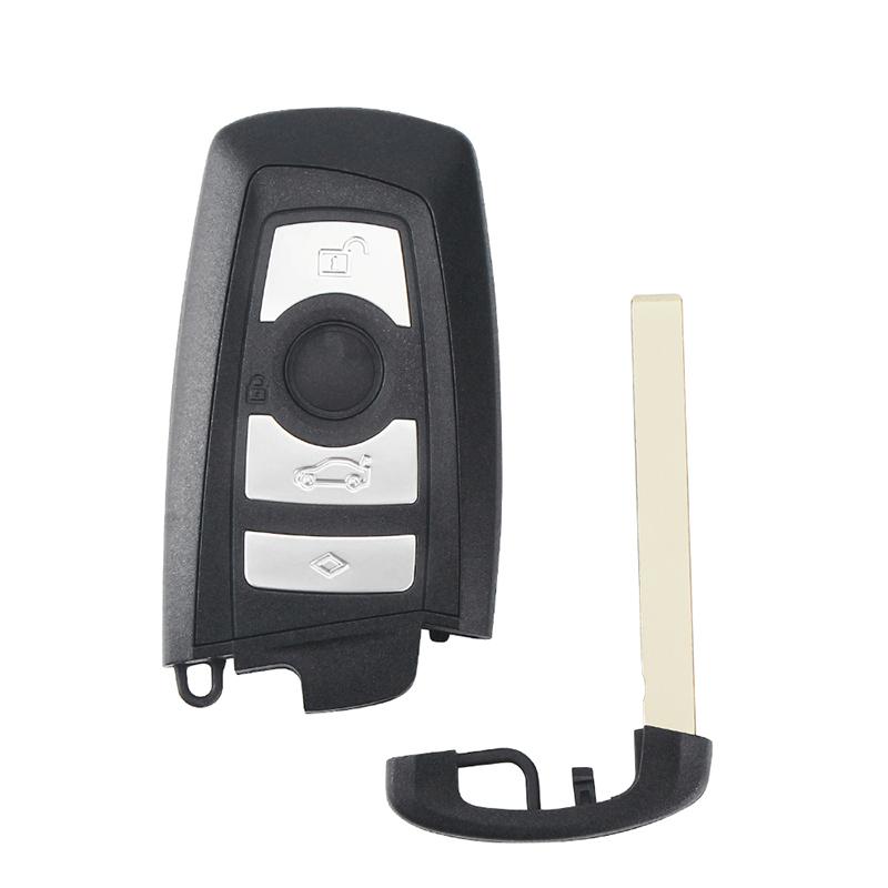 3/4 Buttons Smart Car Key Shell For Bmw 1 3 5 7 Series F10 F20 F30 F40 X3 X4 X5 Remote Fob Case Cover Replacement
