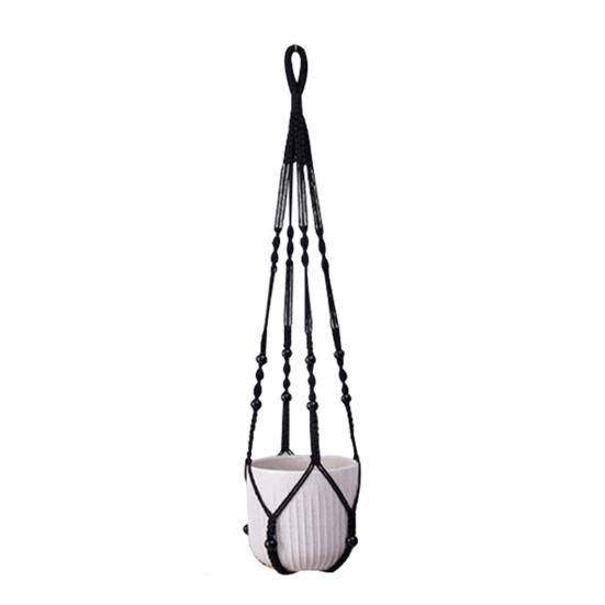 Macrame Plant Hanger Boho Hanging Planter Holder Cotton Rope Flower Pot Hanger for Home Patio Garden Decor