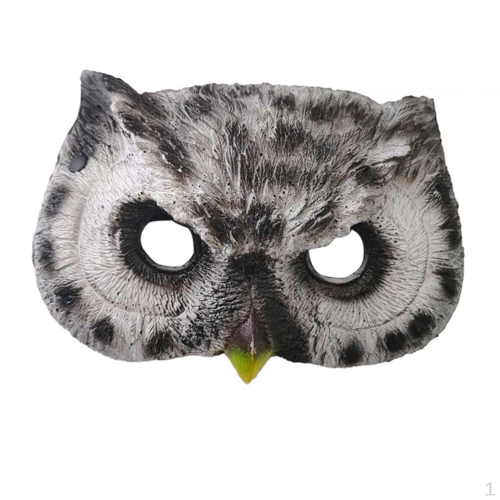 3D Eulenmasken Tiermaske Cosplay Kleidung Dekor Requisiten Kostüm Maske Halbmaske für Männer
