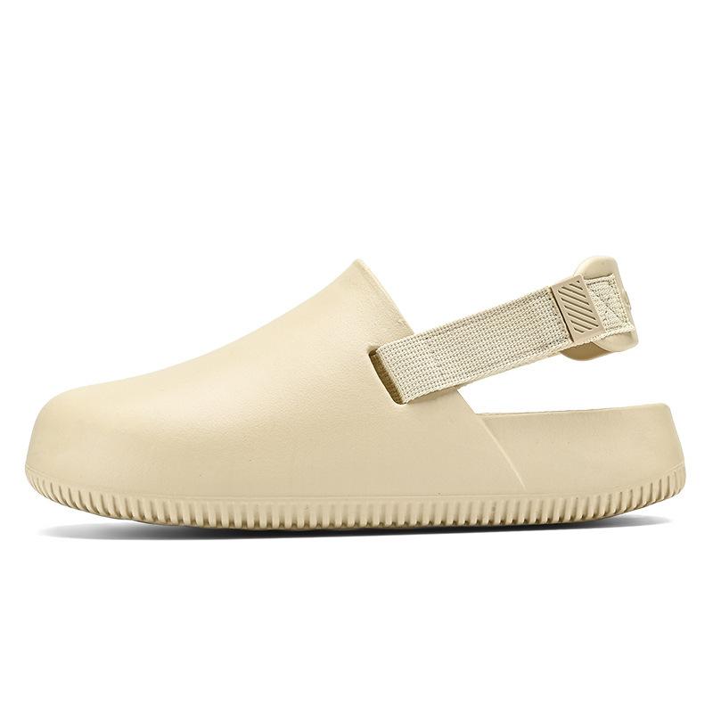 Foreign Trade Large Size Fashion Men's Home Two Wear Thick-soled Bag Head Slippers Waterproof and Oil-proof Chef Shoes Outdoor Gardener Shoes