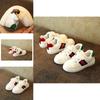 Fashion Bee Children's Shoes Embroidered Lace Casual Shoes With Round Toe And Rubber Sole