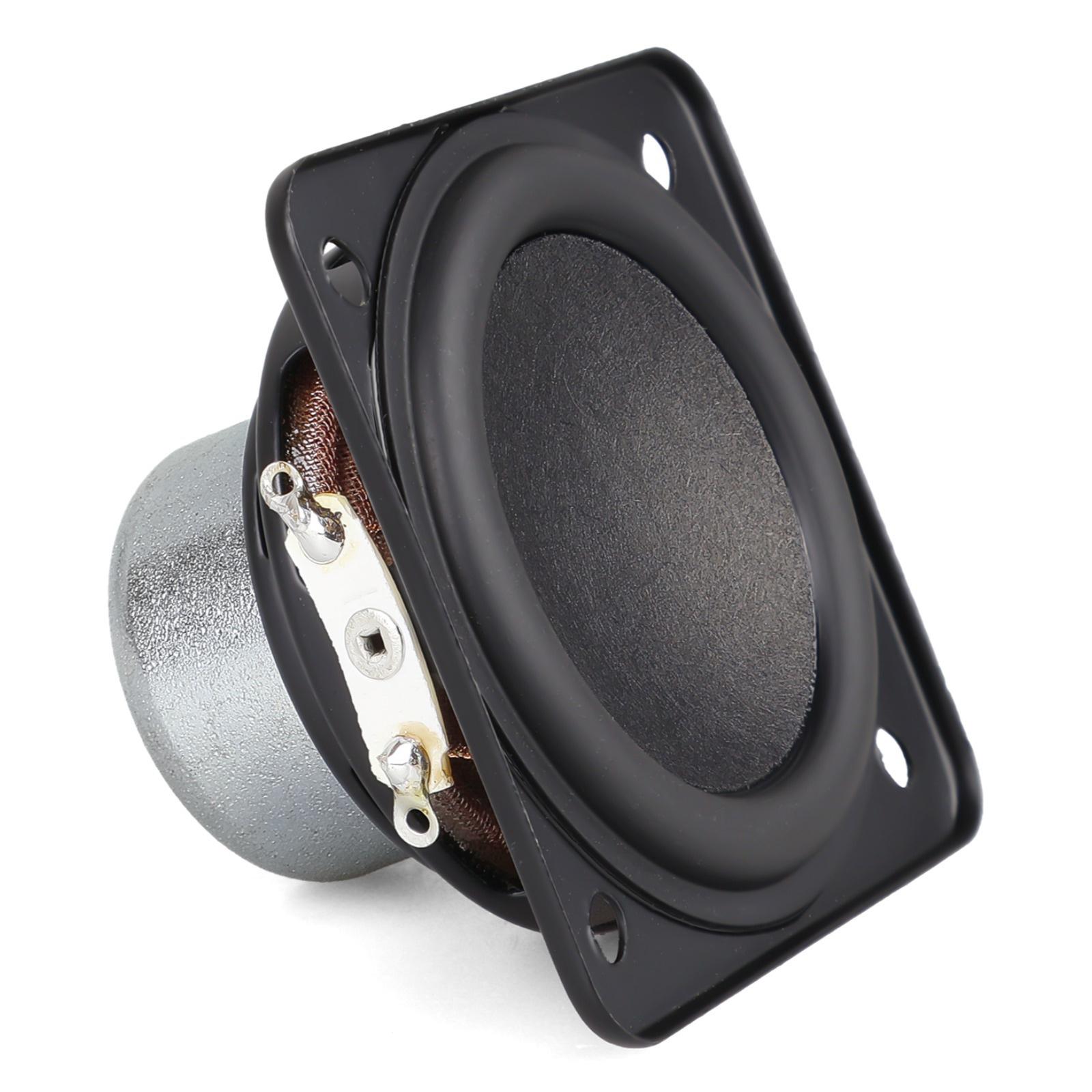 Magnetic Loudspeaker 10W 6Ohm 2inch Round Shape Replacement Loudspeaker Full Frequency Aluminium Magnetic