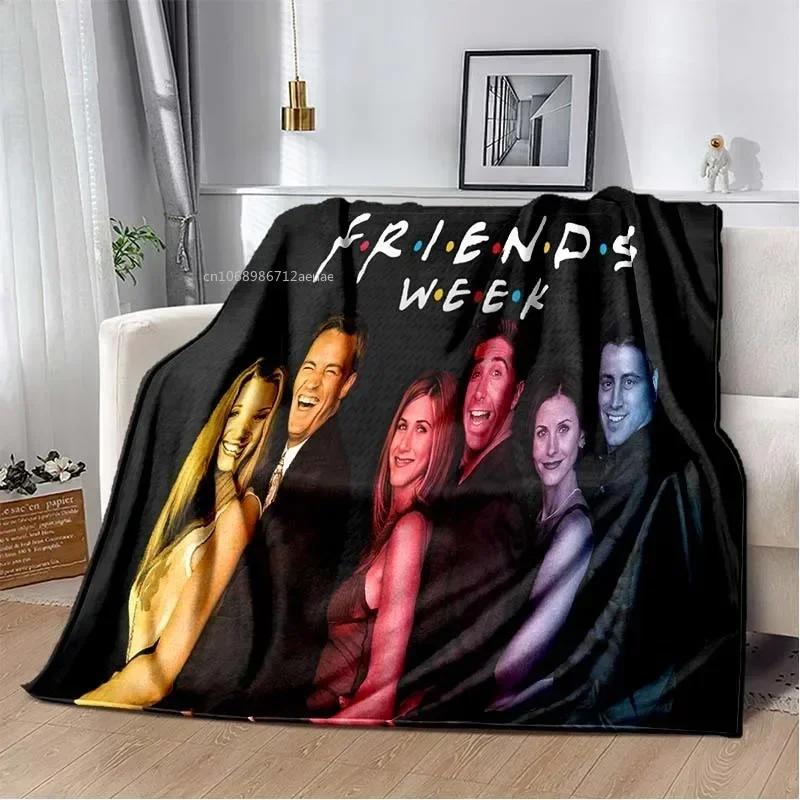 Friends Klassische TV-Serie Decke Charakter Muster Kollektion Flanelldecke Weiche Tagesdecke Sofa Wärmende Abdeckung Weihnachtsgeschenk