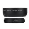 Lente Macro Universal de 52mm com Vidro Ótico e Revestimento para Redução de Halo e Inclui Lentes Frontal e Traseira Compatível com Todas as DSLR e Digitais