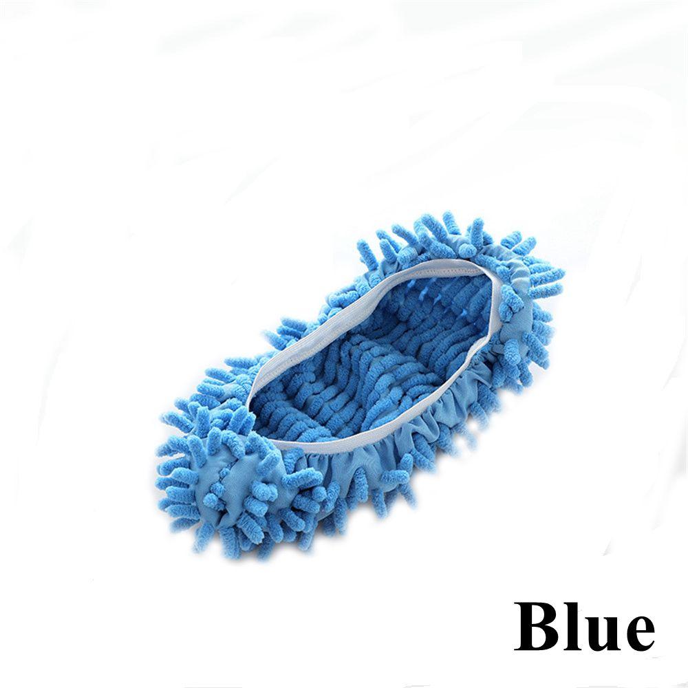 Haushaltswerkzeug Schnelle Wasseraufnahme Chenille Wischschuhe Hausschuhe Reinigungstuch Bodenstaub