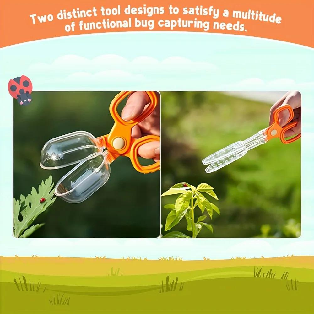 11PCS Kids Explorer Kit with Binoculars Bug Catcher Outdoor Exploration Kit for Kids Camping Hiking Explorer Educational Toy