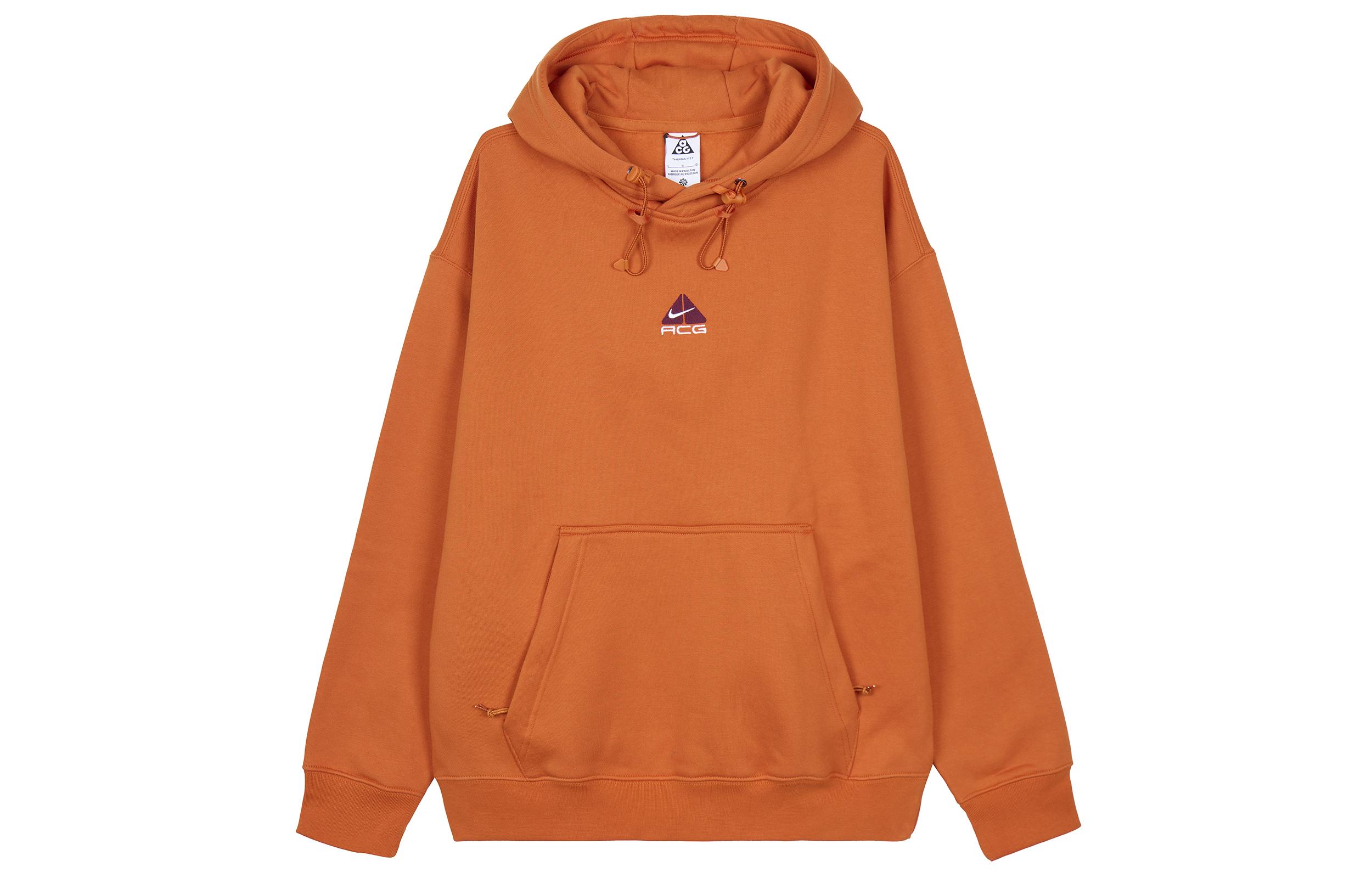 Nike ACG Sweatshirts Unisex Orange Hooded Moderate Regular DH3088-893 XL