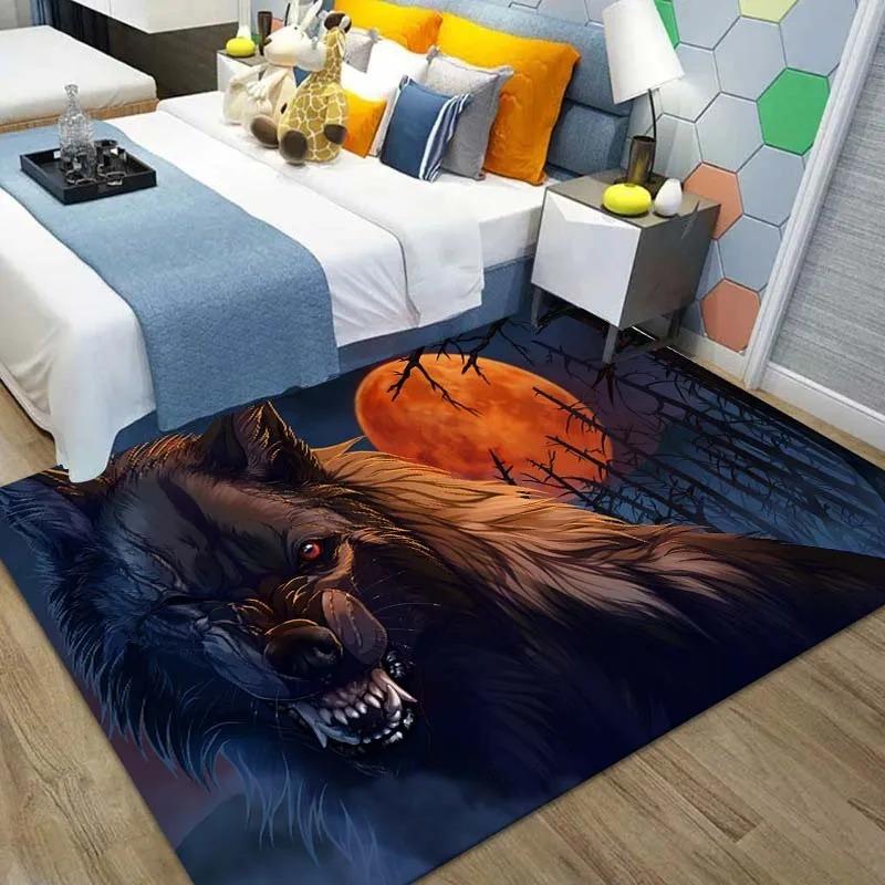 Wild Animal Wolf Floor Mat Door Front Decoration Home Living Room Floor Mat