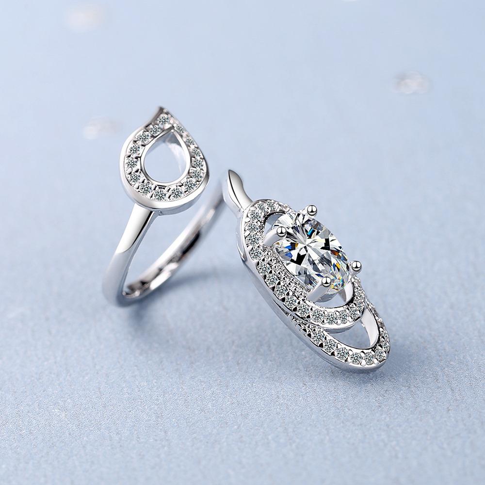 BELLA BOX Fashion Open Nail Ring Jewelry Wedding Party Wholesale Gift