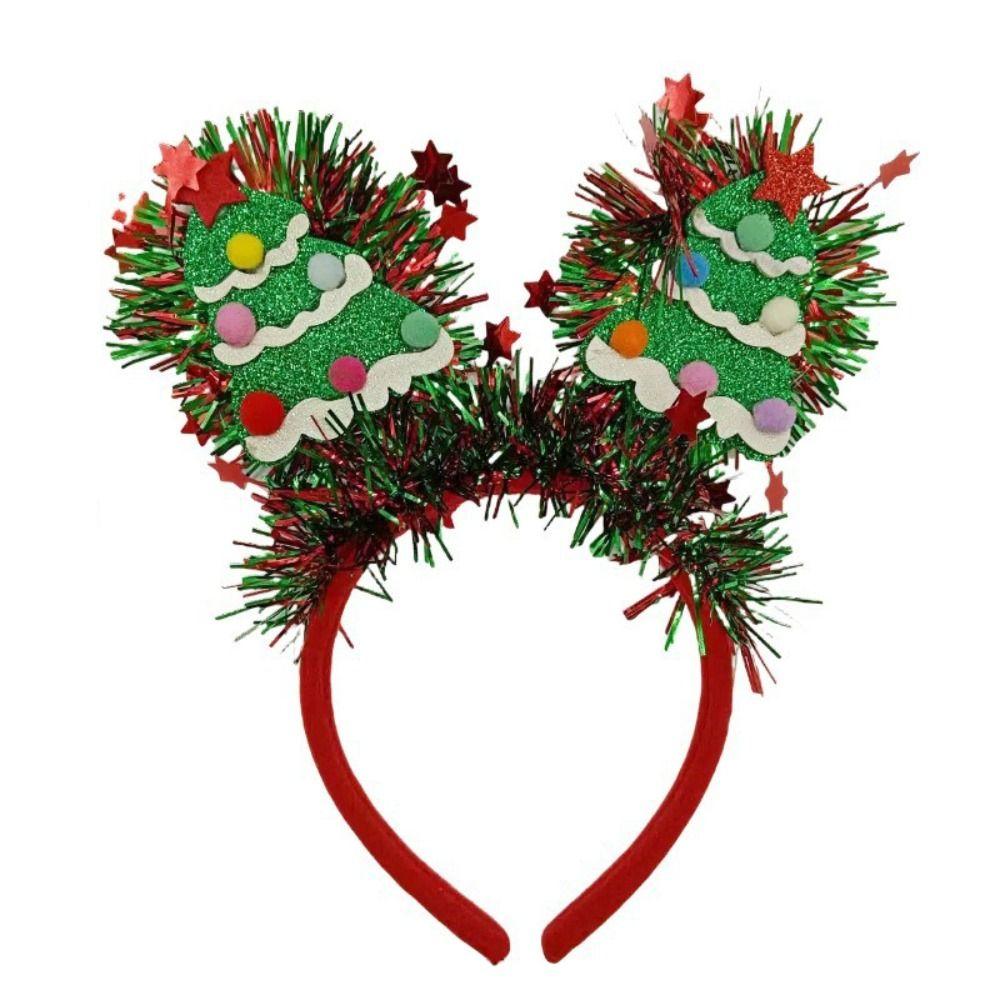 Santa Claus Pattern Christmas Headbands Christmas Party Headbands  New Year Celebration