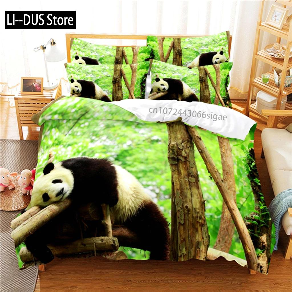 National Treasure Panda Bedding Set Duvet Cover Set 3d Bedding Digital Printing Queen Size Bedding Set Fashion Design