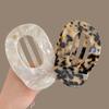 Retro Large Oval Duckbill Hair Clip for Women - No Head Protrusion Acetate Styling Claw Clip