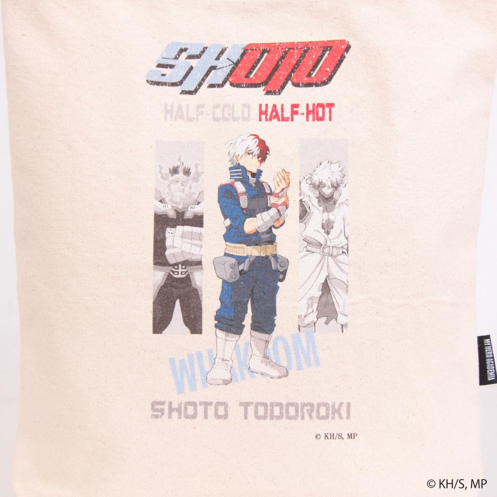 Mist Forza Tote Bag Hero Crack Print Canvas Tote Bag ODHA22 [My Academia] Off-White