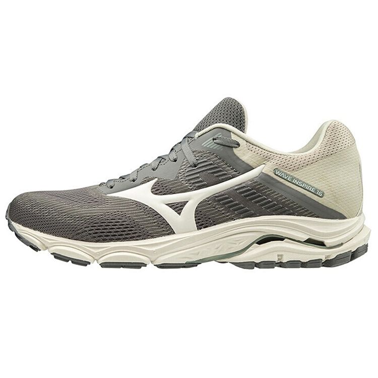 Mizuno Comfortable Fabric Synthetic Leather Non-Slip Wear-Resistant Breathable Low-Top Casual Running Shoes Men sneaker Gray White J1GC204454