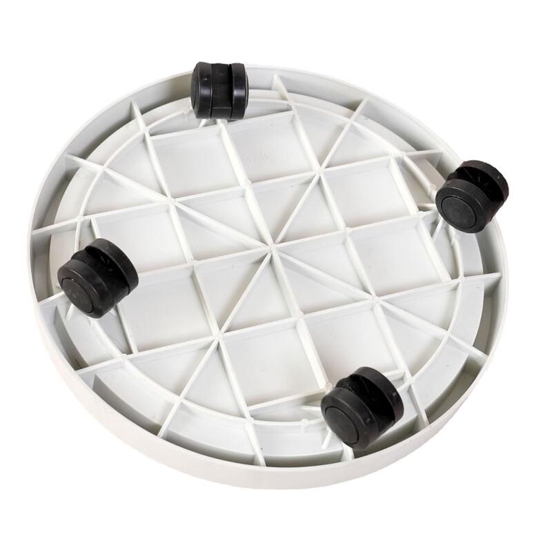 Hochbelastbarer rollender Pflanzgefäß-Untersetzer aus Harz