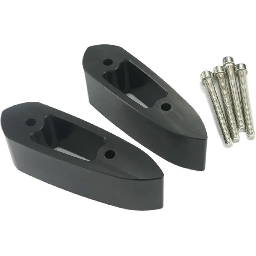 

Compatible with YZF-R25 R3 R25 Mirror Spacers Extenders Holder Mirror Riser Extenders Extension Adapter 2015-2017