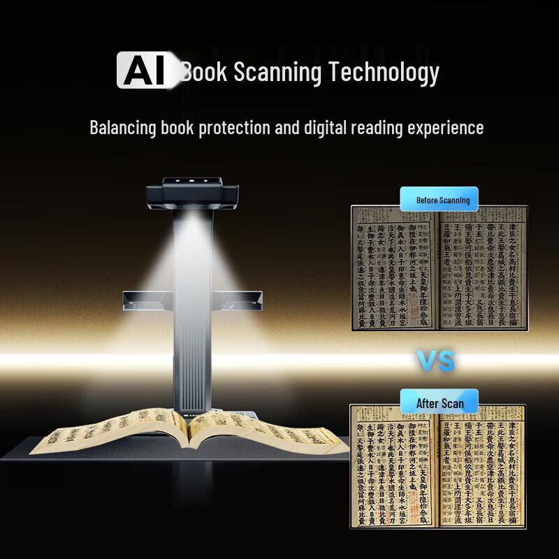 CZUR ET26 Plus Book Scanner CN plug (adapter included)